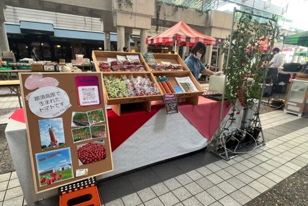 ミニトマト専門店・青果圃マルシェ出店
